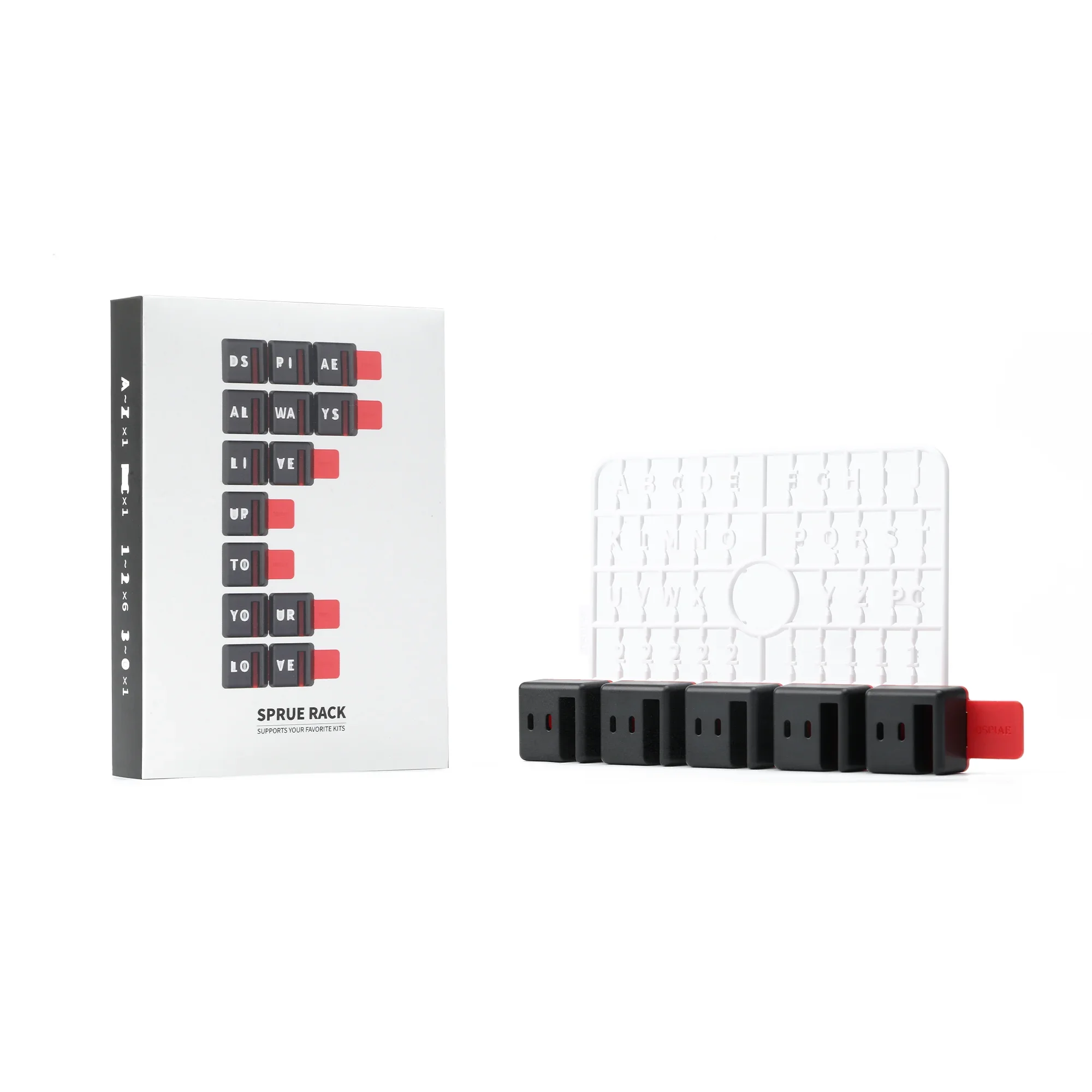 Model Kit Runner Organizer - Dspiae PT-SR, einfach zu montierender Modellplattenhalter,
