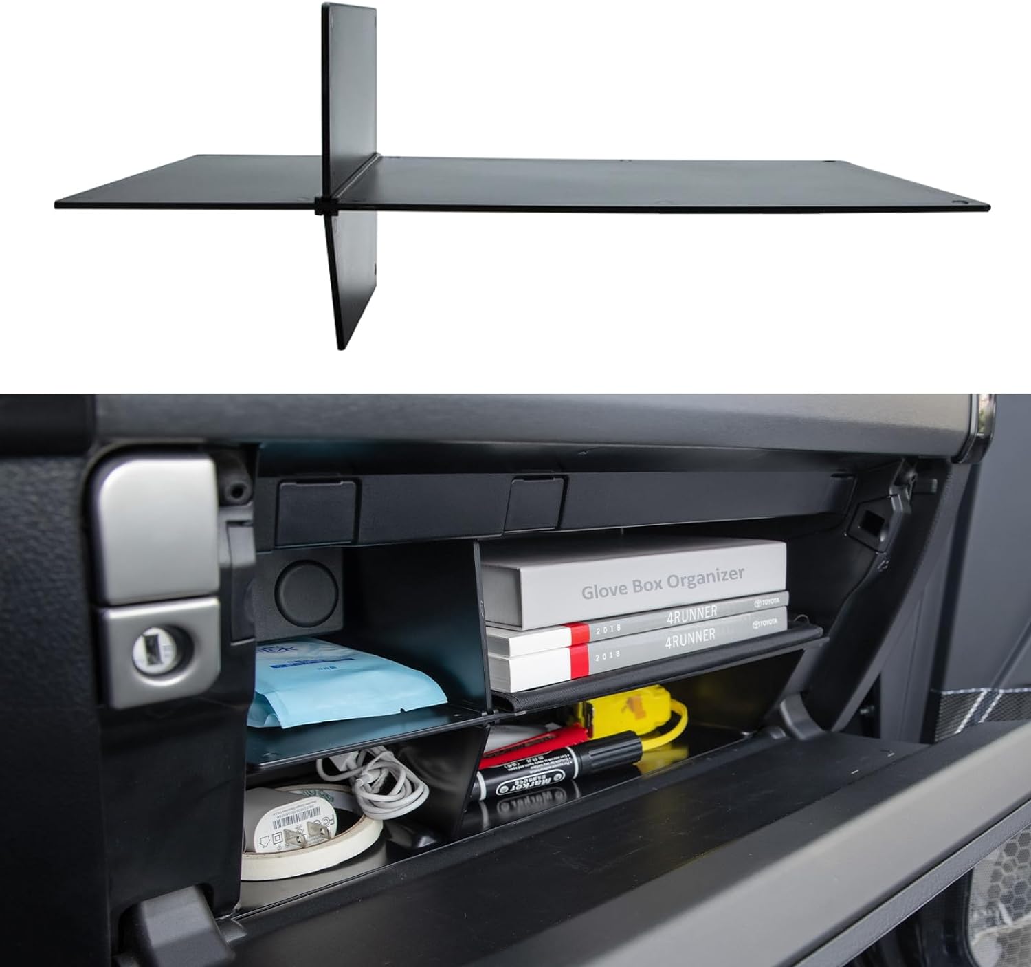 Model Kit Runner Organizer - Zubehör Handschuhfach für Toyota 4Runner Organizer