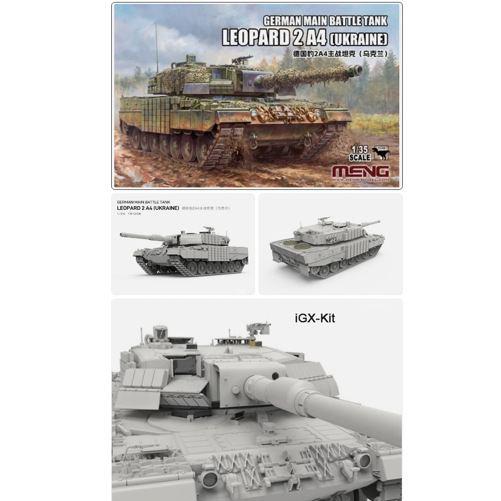 Model Kit Ukraine - Meng TS-058 1:35 Maßstab Deutscher Hauptkampfpanzer