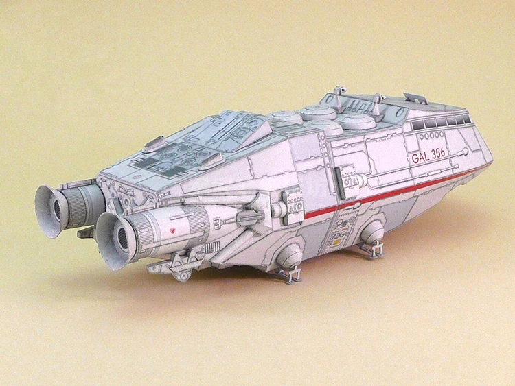Model Kit Fantasy - Maßstab 1:120 Battlestar Galactica Colonial Shuttle