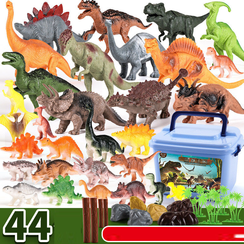 Model Kit Dinosaur Bandai - 44 Stück Jurassic Dinosaurier Set Simulation