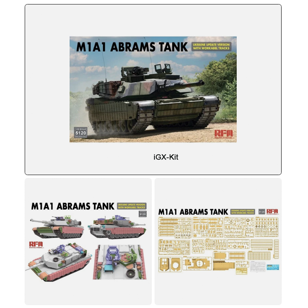 Model Kit Ukraine - Rye Field 5120 M1A1 Abrams MBT