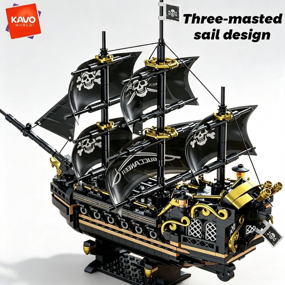 Model Kit Companies - KAVOWORLD 801 Teile 1799 Klassisches Schwarzes