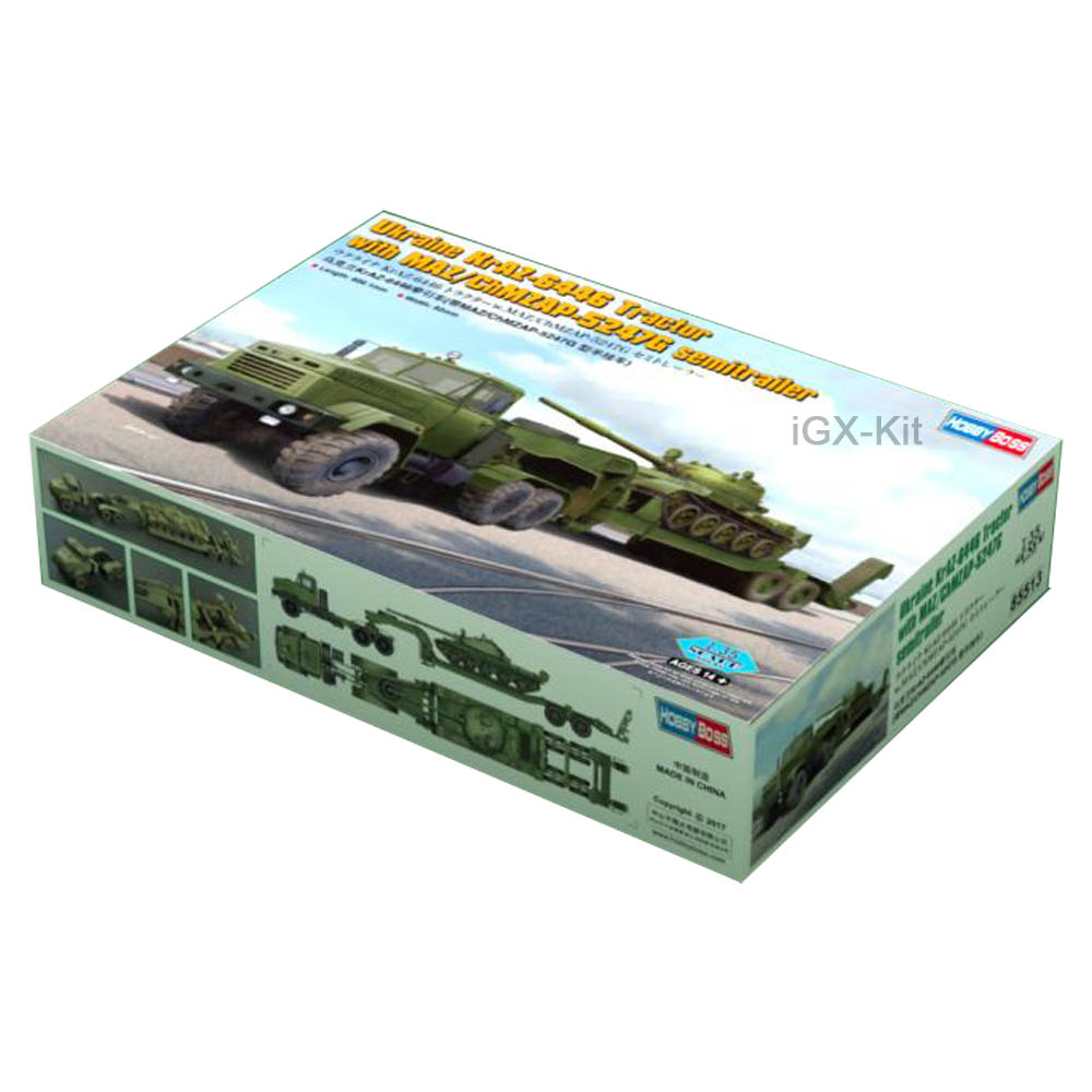 Model Kit Ukraine - Hobbyboss 85513 KrAZ-6446 Traktor im Maßstab