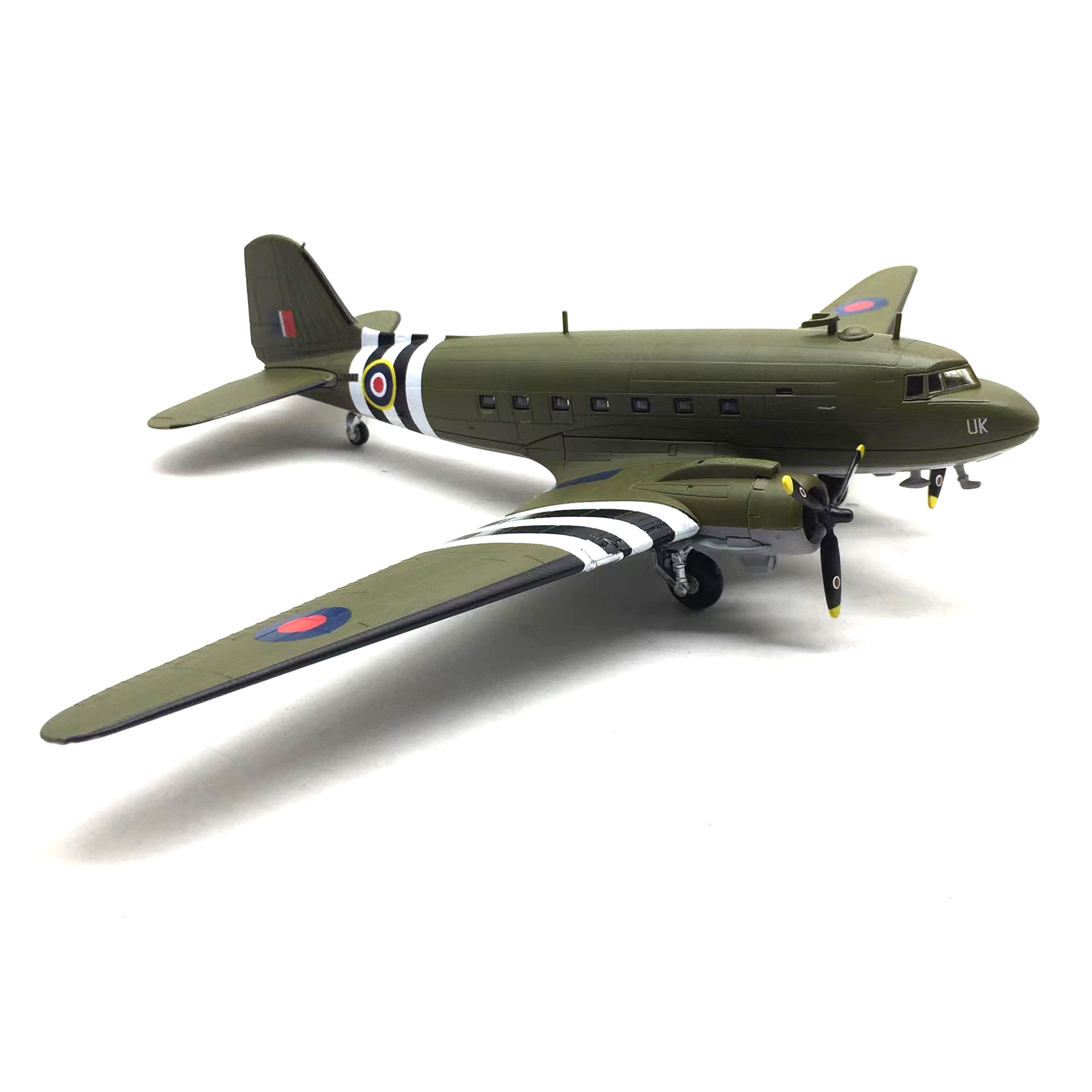 Model Kit Aircraft - Maßstab 1/100 Modell Druckguss Legierung C-47