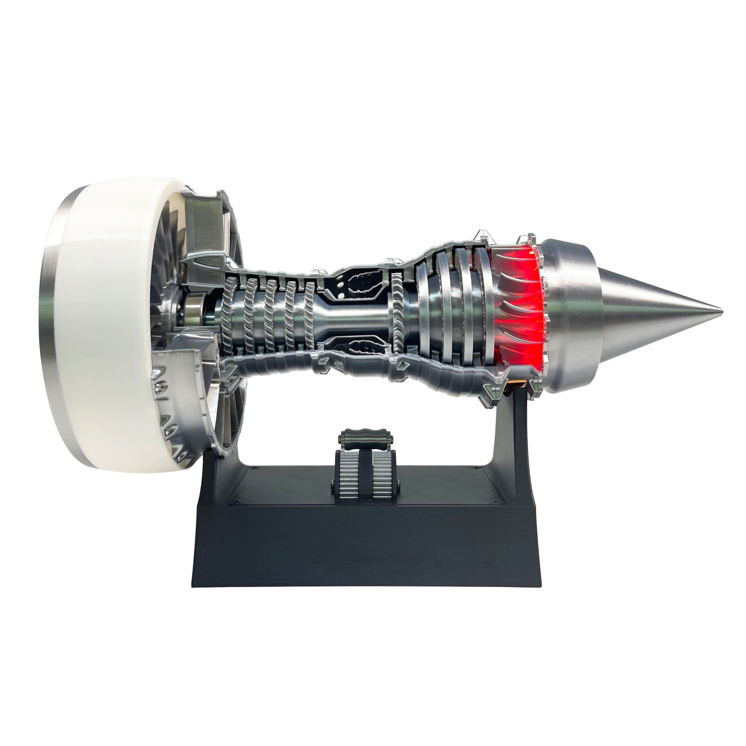 3D-gedrucktes Turbinenmotormod – Model Kit Jet Engine Bewertung und Preis