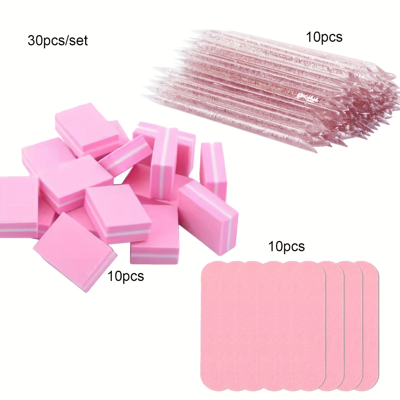 [30 Stück Nail Art Kit Essenti – Sanding Stick Set Bewertung und Preis